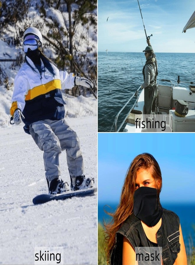 XY3545HS Camo Neck Gaiter Face Mask Ski Scarf for Men&Women UV Protection Windproof for Fishing Hunting Cycling - Image 4